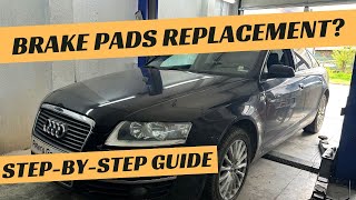 Audi A6 C6 4F Rear Brake Pads replacement