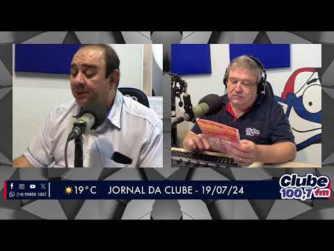 Jornal da Clube - 19/07/2024 - Edição da Manhã