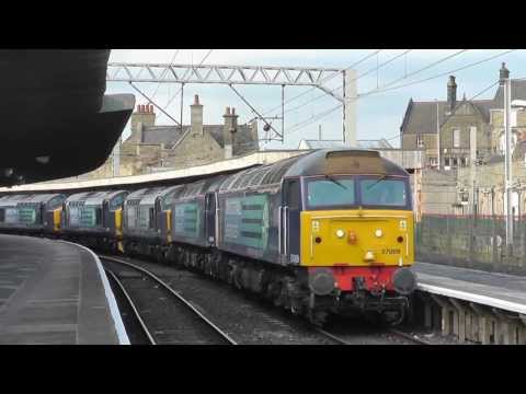 57009/57004 with 37608/37606/37605 DIT 0k73 Sellafield - Crewe 8th August 2013
