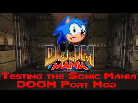 Testing the Sonic Mania DOOM port mod