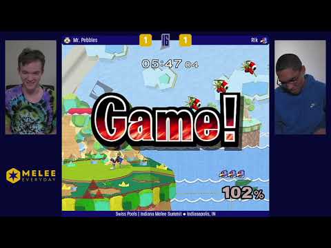 Indiana Melee Summit 2019 - Mr. Pebbles (Sheik) vs Rik (Falco) - Swiss Pools