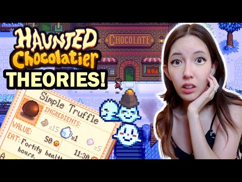 HAUNTED CHOCOLATIER Hypothesis Early Gameplay & Reaction! | Concerned Ape Stardew Valley - YouTube