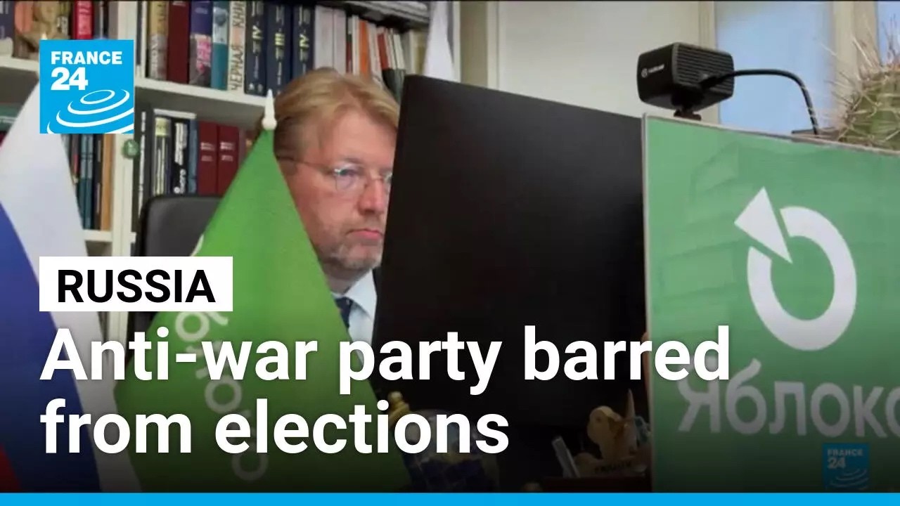 Russia's only anti-war party banned • FRANCE 24 English