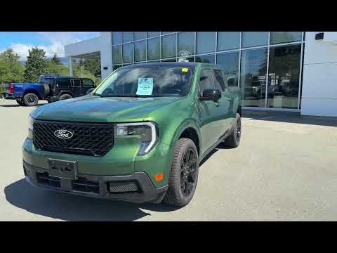 2025 Ford Maverick LARIAT AWD SuperCrew in Green for sale at Van Isle Ford Sales Ltd. in Port Alberni, BC