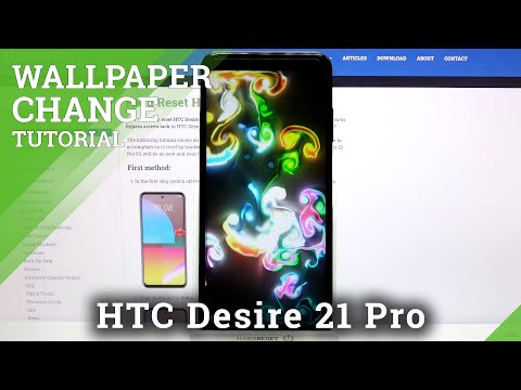 Apply Live Magic Fluids Wallpaper - HTC Desire 21 Pro and Screen Style