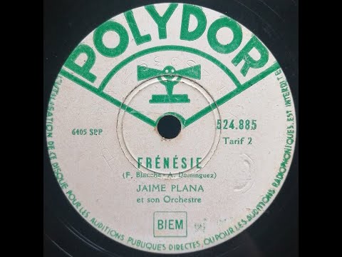 Jaime Plana  " Frénésie "  1945