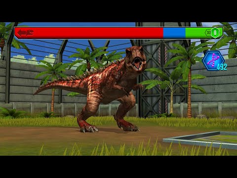 T REX Vs INDOMINUS REX Vs INDOMINUS REX GEN 2 COMPLETE THE QUEST | JURASSIC WORLD THE GAME