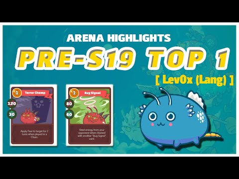 Antenna + Terror Chomp Top Player feat Lev0x (Lang) | Axie Infinity Arena
