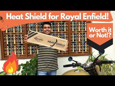 Heat Shield for Royal Enfield Bullet | Review and Installation | Silencer Wrap vs Heat Shield