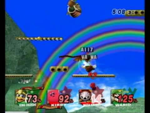 VGBC Indianapolis LF Chudat (Kirby) and Ally (MK) vs, Coney (DeDeDE) and BMX (Wario) 4 - SSBB