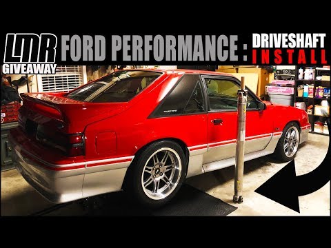 ⚠️ CRITICAL MASS / FOXBODY ALUMINUM DRIVESHAFT INSTALL / LMR GIVEAWAY
