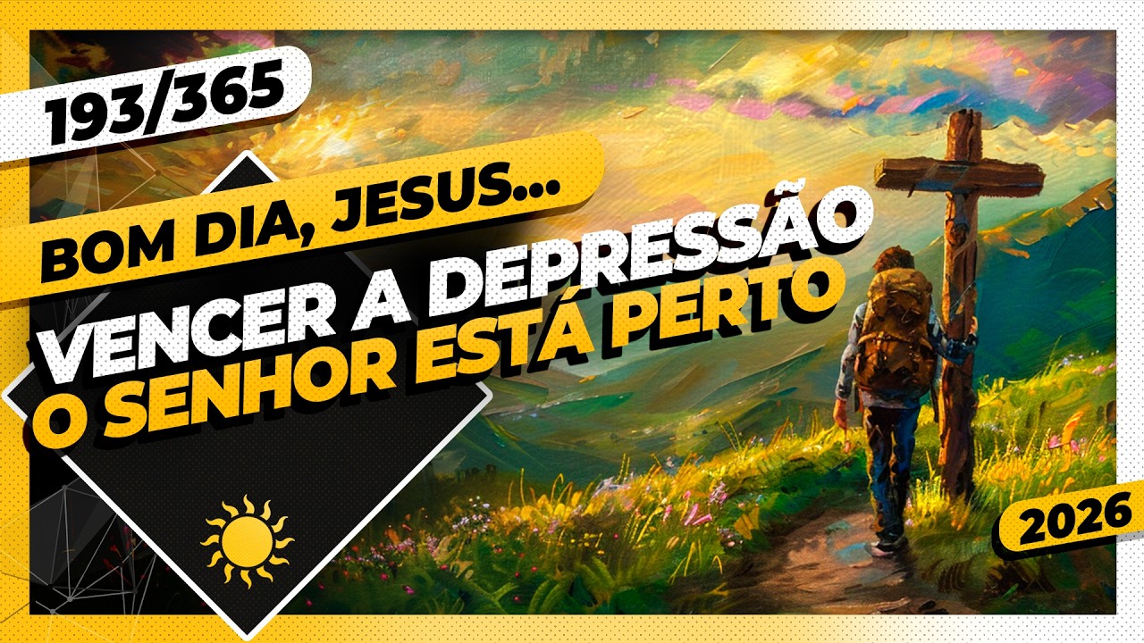 VENCER A DEPRESSÃO: O SENHOR ESTÁ PERTO - Bom dia, Jesus! 193/365 (2026)