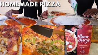 Making Homemade Pizza For The First Time🥰*shocking ..👀