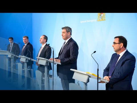Video in Gebärdensprache: Pressekonferenz nach der Kabinettssitzung (18.04.2023) - Bayern