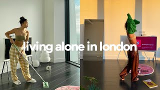 A Week Living Alone in LONDON | I Got A Mirror!!, Traveling Alone, Deep Cleaning