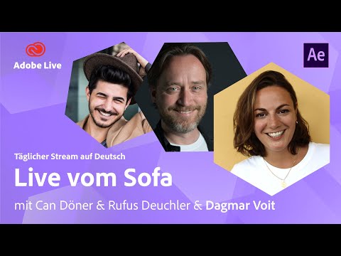 Motion Design mit Can, Rufus & Dagmar Voit | Adobe Live