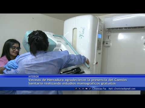 EN HERRADURA AGRADECEN LA PRESENCIA DEL CAMIÓN SANITARIO