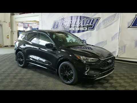 All New 2023 Ford Escape ST-Line Elite W/2L Ecoboost remote start overview | Boundary Ford 23ES2303