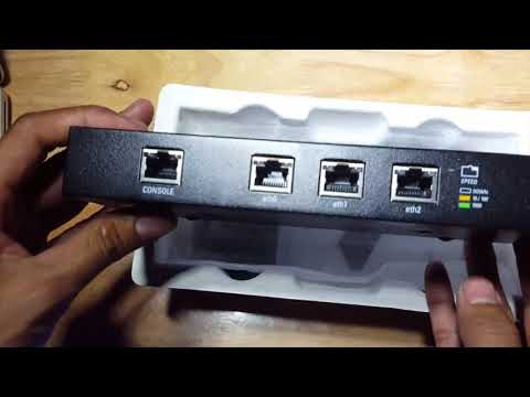 Ubiquiti edgerouter x setup