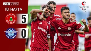 Ümraniyespor (5-0) Adana Demirspor | 18. Hafta Maç ÖZETİ | Trendyol 1. Lig - 202
