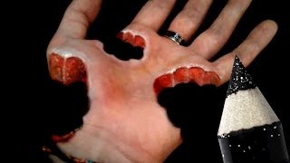 10 Cool illusions - Hand Art Makeup Compilation