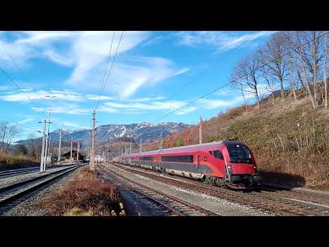 20251213 10:11 Payerbach-Reichenau: RJ #railjet #südbahn #obb #austria