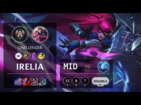 Irelia Mid vs Anivia - KR Challenger Patch 11.4