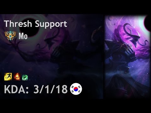 Thresh Support vs Alistar - Mo - KR Challenger Patch 7.9