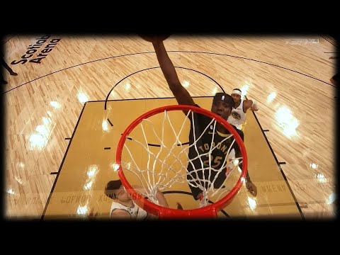 Chris Boucher with the Put-Back Jam - Raptors vs Warriors