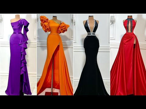 7 best fabrics to make a gorgeous evening gown | 2021 Beautifully draped gowns