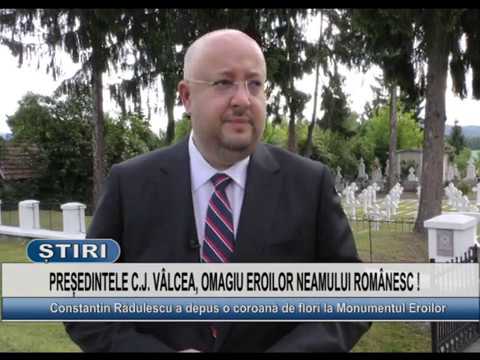 PRESEDINTELE C.J.  VALCEA, OMAGIU EROILOR NEAMULUI ROMANESC