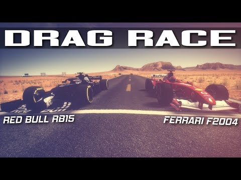 2019 RED BULL F1 VS 2004 FERRARI F1 DRAG RACE | ASSETTO CORSA