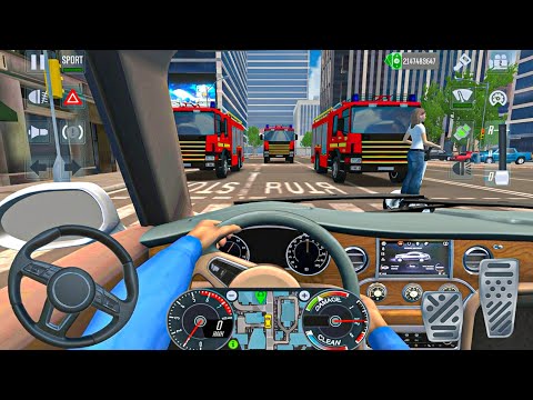 Modern City Cab Simulator 2025: Luxury Limousine busy city driving - Taxi game android gameplay