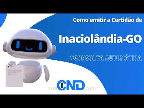 Como emitir a certidão negativa de Inaciolândia-GO  em apenas 2 minuto! :)