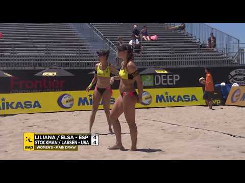2018 FIVB Huntington Beach Open: Stockman/Larsen vs. Fernandez/Baquerizo