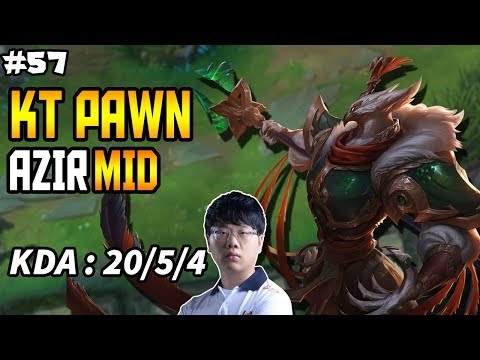KT PAWN - PENTAKILL AZIR MID - KR CHALLENGER SEASON 8