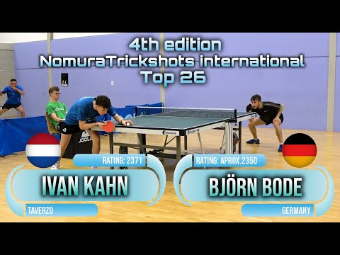 4th edition NTS int. tournament Ivan Kahn vs Björn Bode #sports #卓球