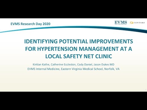 Thumbnail image of video presentation for Identifying Potential Improvements For Hypertension Management At A Local Safety Net Clinic