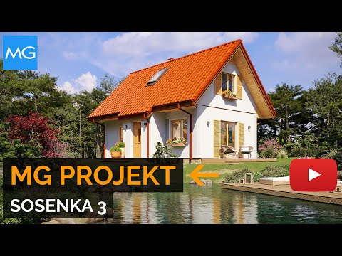 Projekt domu Sosenka 3 MG Projekt - 58.33 m2 - koszt budowy 61 tys. zł