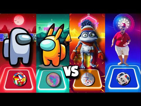 Among Us vs Pikachu vs Crazy Frog vs Skibidi Bop Yes Yes Yes - Tiles Hop EDM Rush