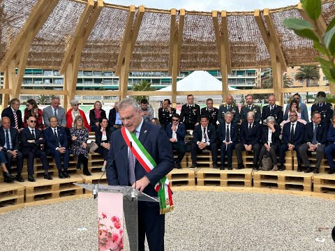 Pietro Piciocchi all'inaugurazione di Euroflora 2025