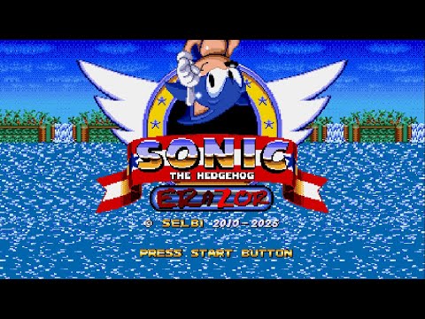 Sonic ERaZor 8 (2025 Update Release) ✪ 100% - No Death Playthrough (1080p/60fps)