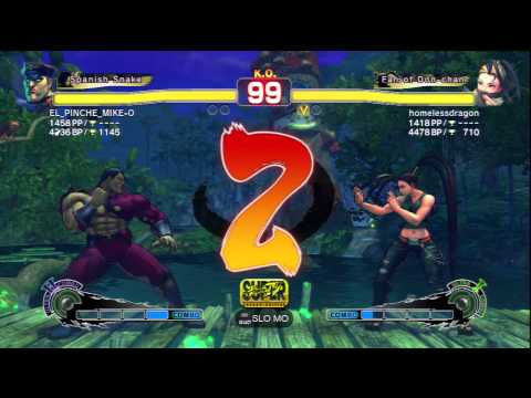Super Street Fighter 4 Ibuki Vs M bison.
