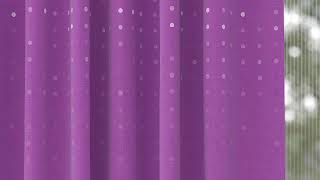 Комплект штор «Фиорисен (пурпурный)» — видео о товаре