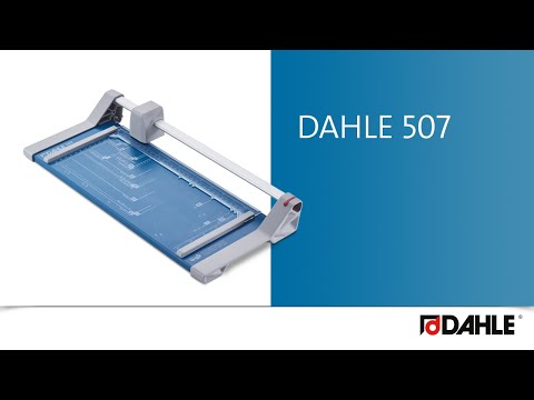  Dahle 508 Personal Rotary Trimmer, 18 Cut Length, 7 Sheet  Capacity, Self-Sharpening, Automatic Clamp, German Engineered Paper Cutter  : Office Products