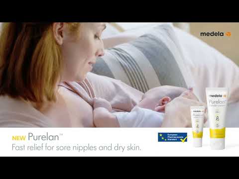 MEDELA Purelan Lanolin Nipple Cream 7g Quickly Soothes Damaged Nipples