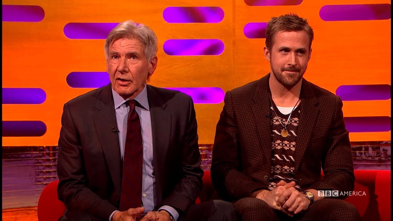 Harrison Ford Has Trouble Remembering Ryan Goslingâ€™s Name - The Graham Norton Show - YouTube