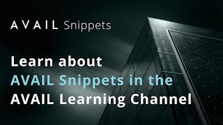 What are AVAIL Snippets and Where Do I Find Them