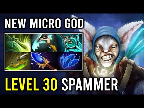 WTF LEVEL 30 MEEPO SPAMMER Amazing Micro Control Perma Root 11K MMR Dota 2