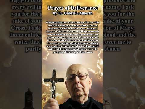 Prayer of Deliverance by Fr Gabriele Amorth #shorts